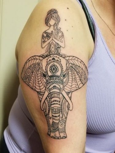 20 Elephant Shoulder Tattoos Ideas
