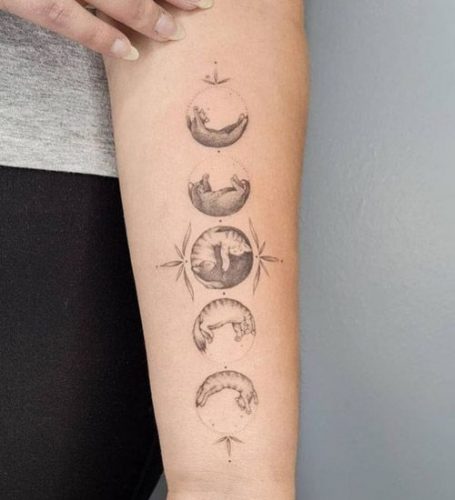 23 Minimalist Cat Tattoo Ideas