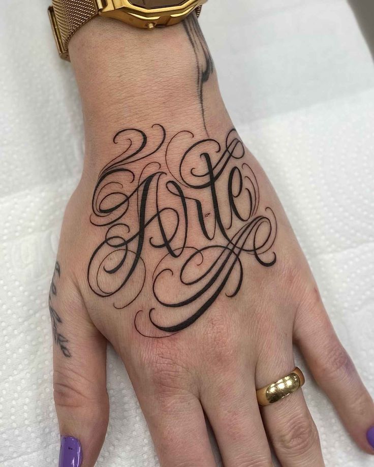 26 Lettering Tattoo Ideas for Men: Bold Fonts, Chicano, Japanese, Vertical, Fine Line & More