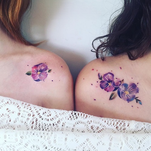 26 February Birth Flower Tattoo: Stunning Designs Inspired by Violets and Iris