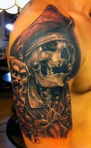 20 Pirate Tattoo Inspiration and Ideas