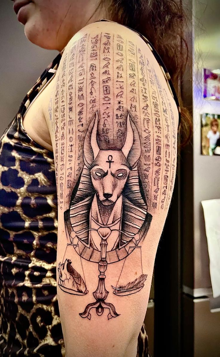 Explore the Most Striking Anubis Tattoo Ideas for : Myth Meets Modern Ink