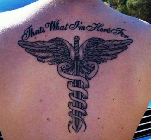 27 Caduceus Tattoo Ideas