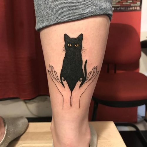 25 Black Cat Tattoos Ideas and Inspiration