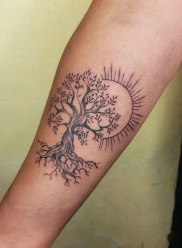 Embracing Roots and Wings: 20 Mother Tree Tattoo Ideas for