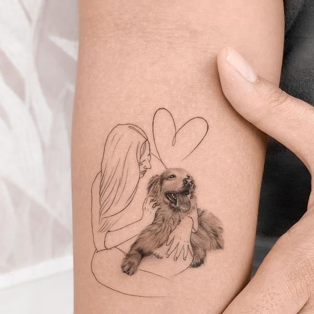 30 Heartfelt Dog Memorial Tattoo Ideas: Unique Paw Prints, Fine Line Portraits & Tiny Tributes