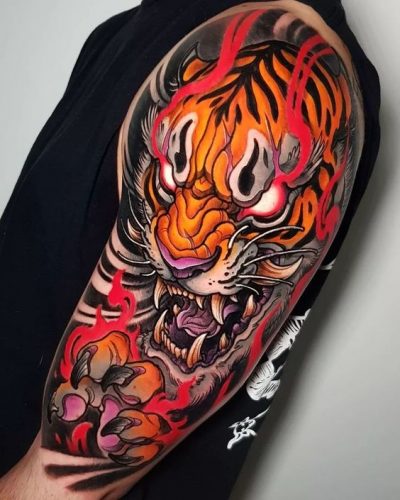 15 Japanese Tiger Tattoo Ideas