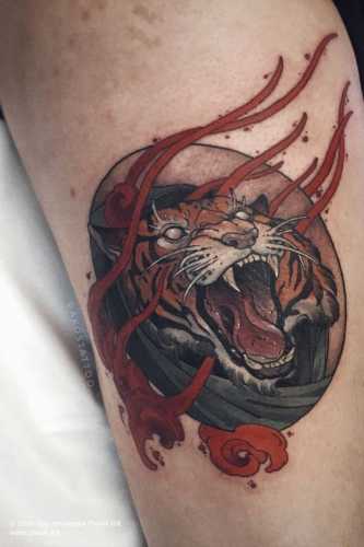 25 Tiger Tattoo on Arm Ideas