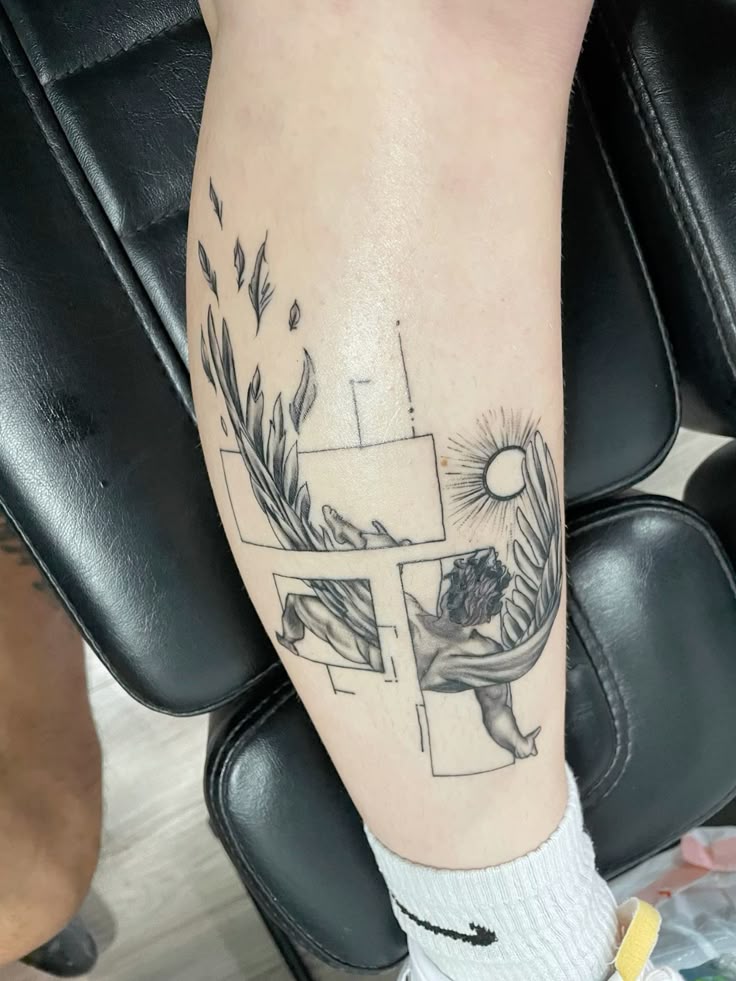 27 Powerful Icarus Tattoo Ideas for : From Bold Falls to Mythic Flight in Realism, Color, Line Art