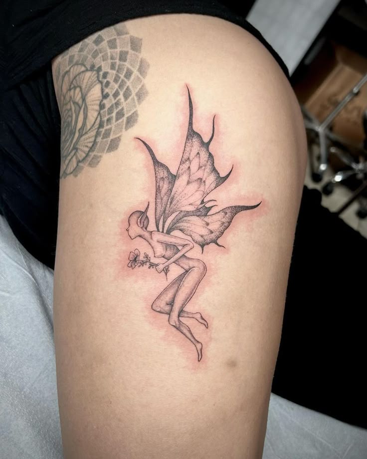 27 Fairy Tattoo Designs : Spiritual, Gothic, Fineline & Uncommon Ideas