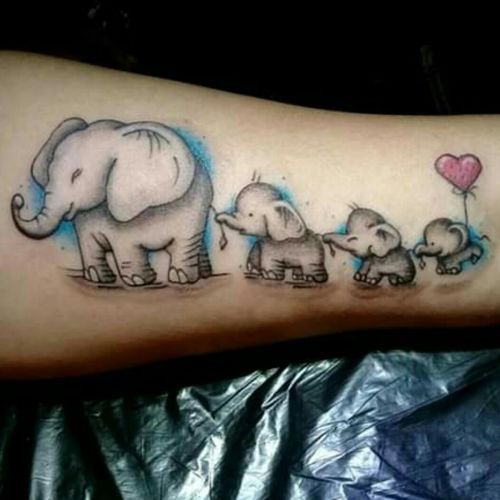 27 Small Elephant Tattoo Ideas