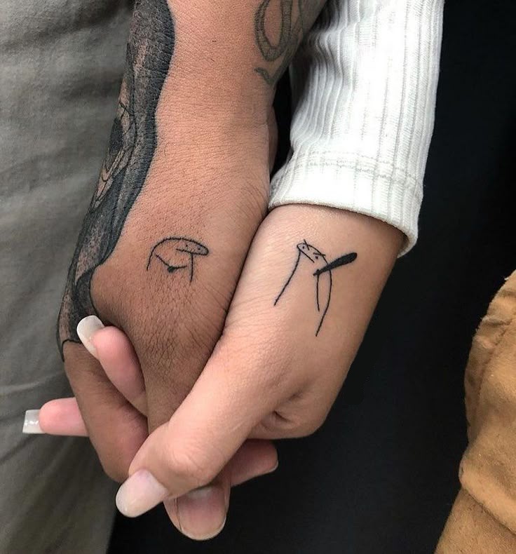 28 Matching Tattoo Ideas for Everyone Cute, Unique, Silly, and Meaningful Ink You’ll Love