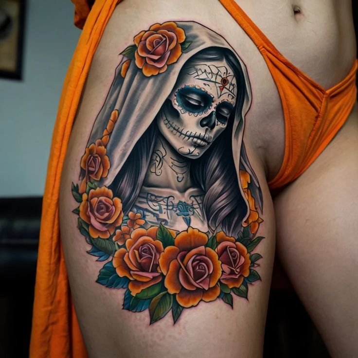 19 Ideas for Santa Muerte Tattoos: A Deep Dive into Symbolism and Style