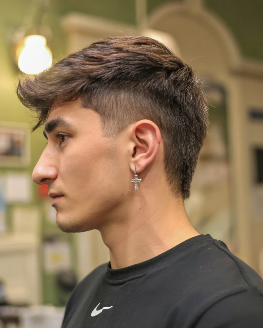 Modern Mullet Fade Haircut 27 Ideas for Men with Curly, Short, Straight Haircuts for Boys