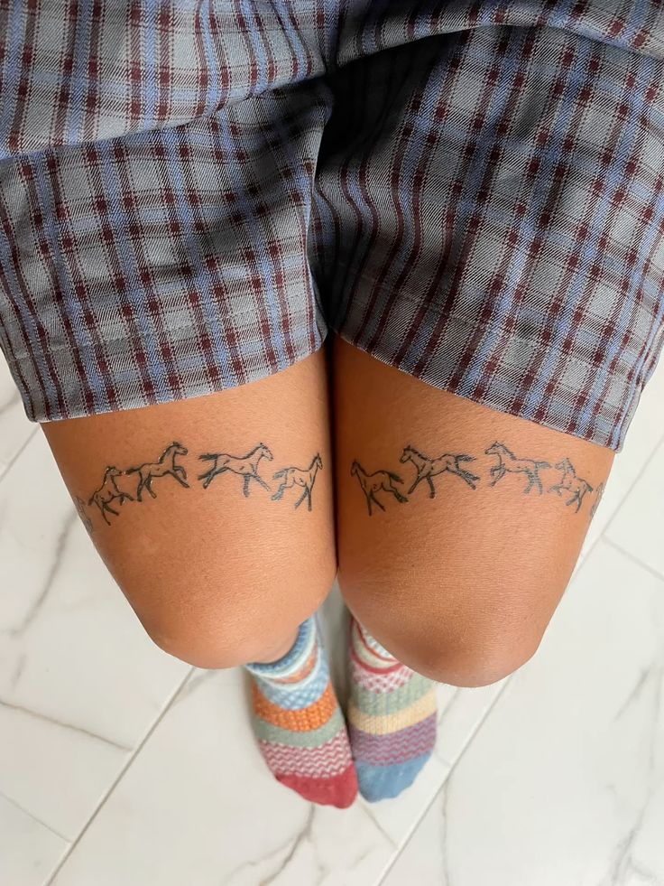 Horse Tattoo 25 Ideas for Men & Women Wild Mustangs, Minimalist Designs, Fine Line Art