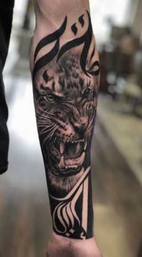 25 Tiger Tattoo on Forearm Ideas
