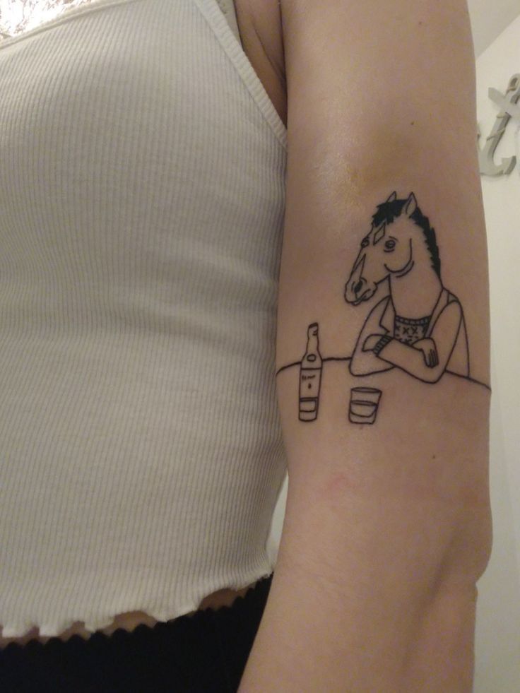 Horse Tattoo 25 Ideas for Men & Women Wild Mustangs, Minimalist Designs, Fine Line Art