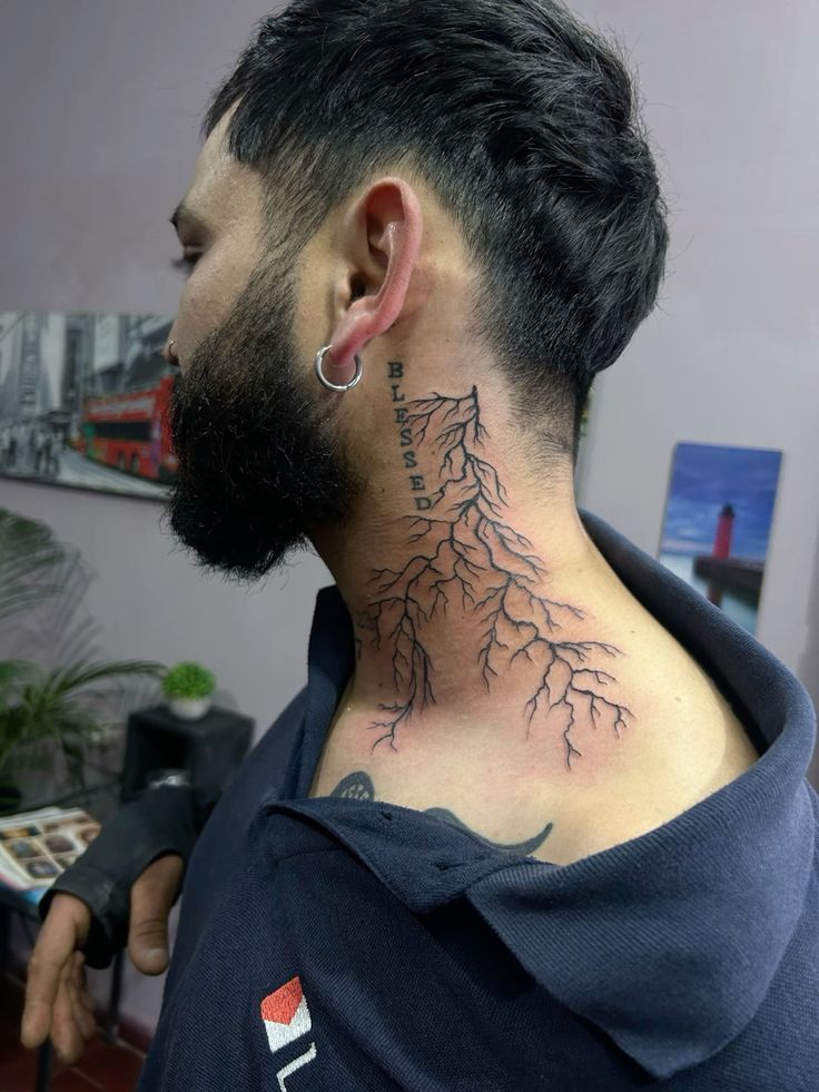 27 Ideas Neck Tattoo : Unique Designs for Men and Women Side, Front, and Nape of Neck Tattoo