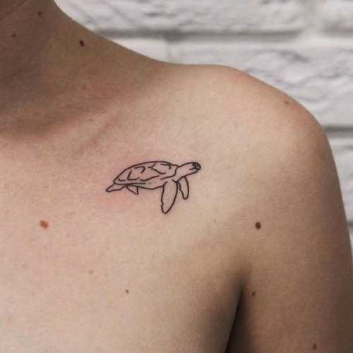 18 Small Turtle Tattoo Ideas