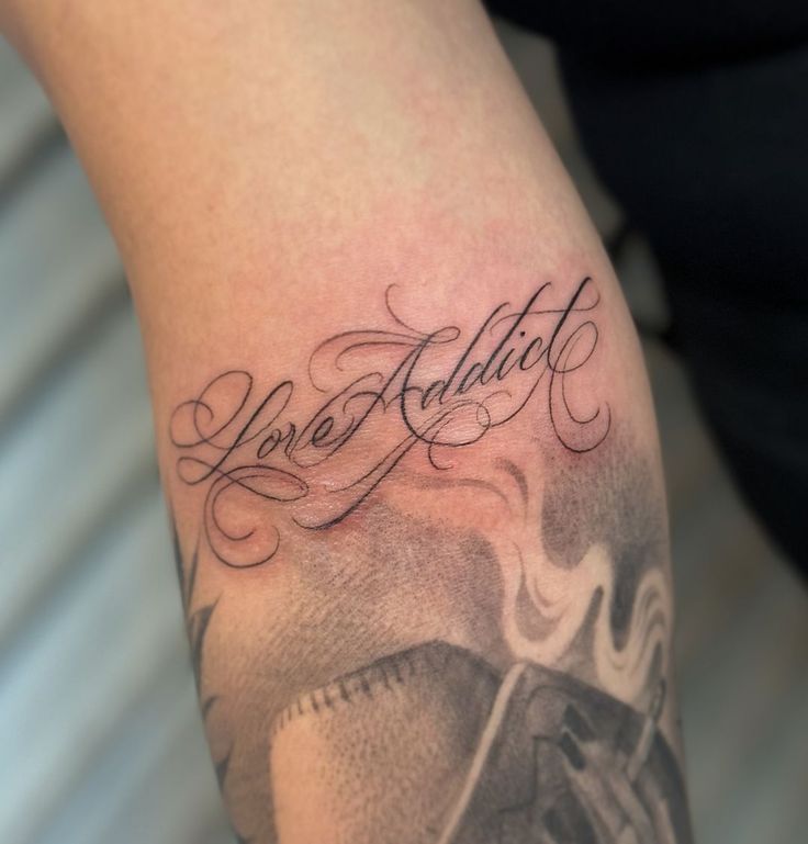 26 Lettering Tattoo Ideas for Men: Bold Fonts, Chicano, Japanese, Vertical, Fine Line & More