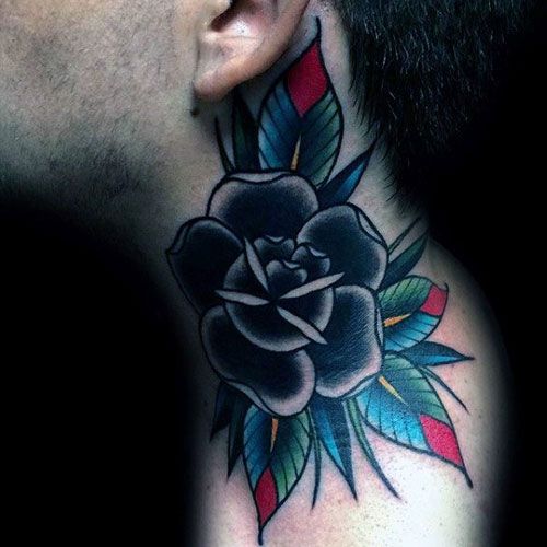 Neck tattoos for men 19 ideas