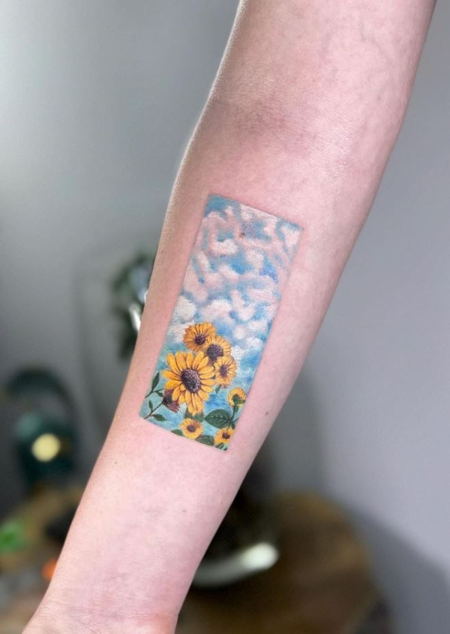 26 Cloud Tattoo Ideas with Sleeve Backgrounds, Stencil Designs, Realistic Heavens, Anime Inspiration