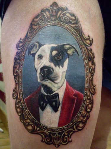 24 Dog Portrait Tattoo Ideas