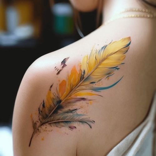 Explore Vibrant Feather Tattoo Ideas: Designs for Men and Women with Artistic and Cultural Significance