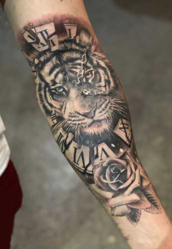 25 Tiger Tattoo on Arm Ideas
