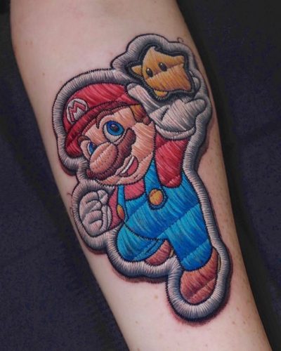 Explore 19 Unique Super Mario Tattoo Designs to Celebrate Your Love for the Iconic Game in