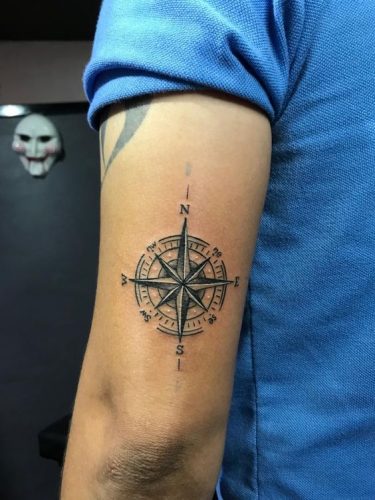Find Your Direction: 20 Compass Tattoo Ideas for Men