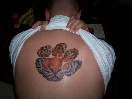 21 Tiger Tattoo on Back Ideas