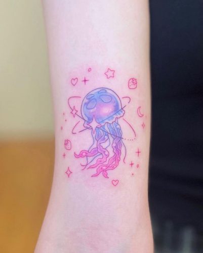 Discover Stunning Jellyfish Tattoo Designs for : Elegant, Colorful, and Bold Ideas for Your Next Ink