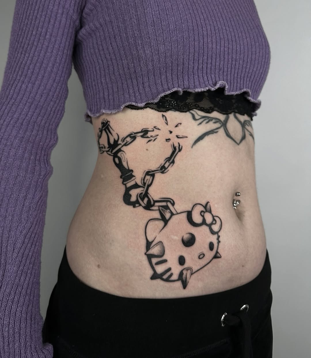 Hello Kitty Tattoo 29 Ideas for Women, Men & Couples Sleeve, Fine Line, Y2K, Cien Pies & More