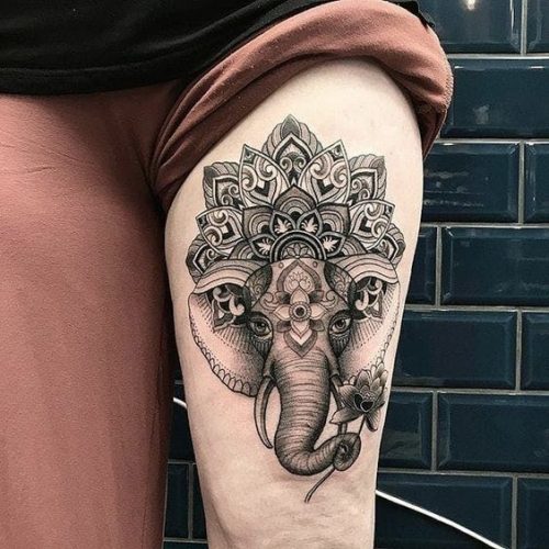 22 Elephant Leg Tattoos Ideas