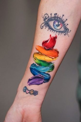 18 Ideas Cover Up with Color Tattoo Art