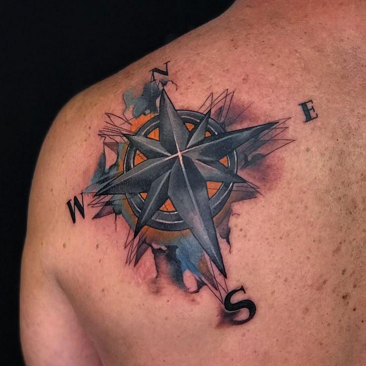 28 Compass Tattoo Ideas : Designs for Men and Women, Anchor, Traditional and More