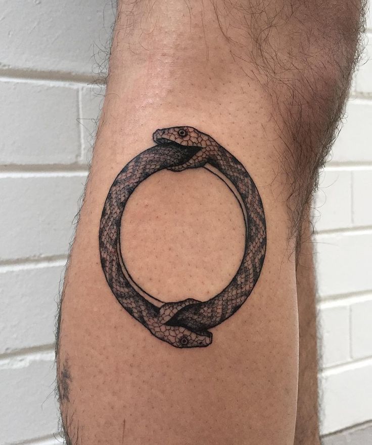 25 Ouroboros Tattoo Ideas : Minimalist, Dragon, FMAB &#038; Traditional Snake Designs