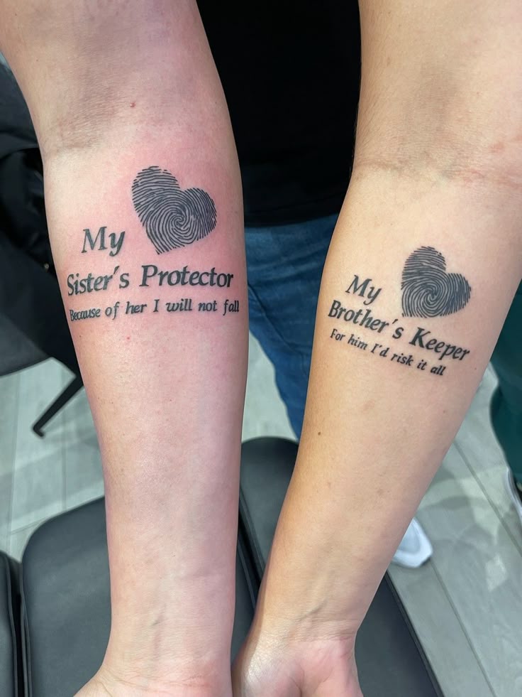 29 Brother Sister Tattoo Ideas : Matching, Funny, Minimalist & Meaningful Sibling Designs