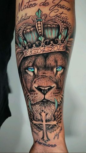 24 Lion Tattoo Half Sleeve: Showcase Power and Artistry