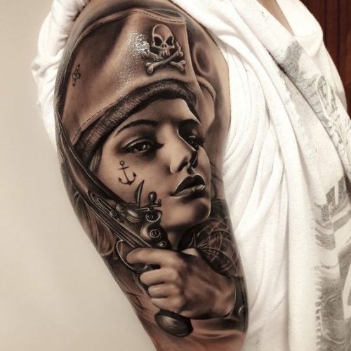 20 Pirate Tattoo Inspiration and Ideas