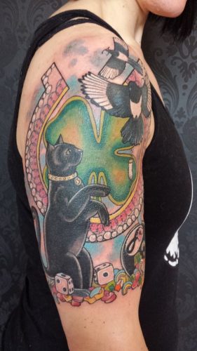 17 Traditional Cat Tattoo Ideas