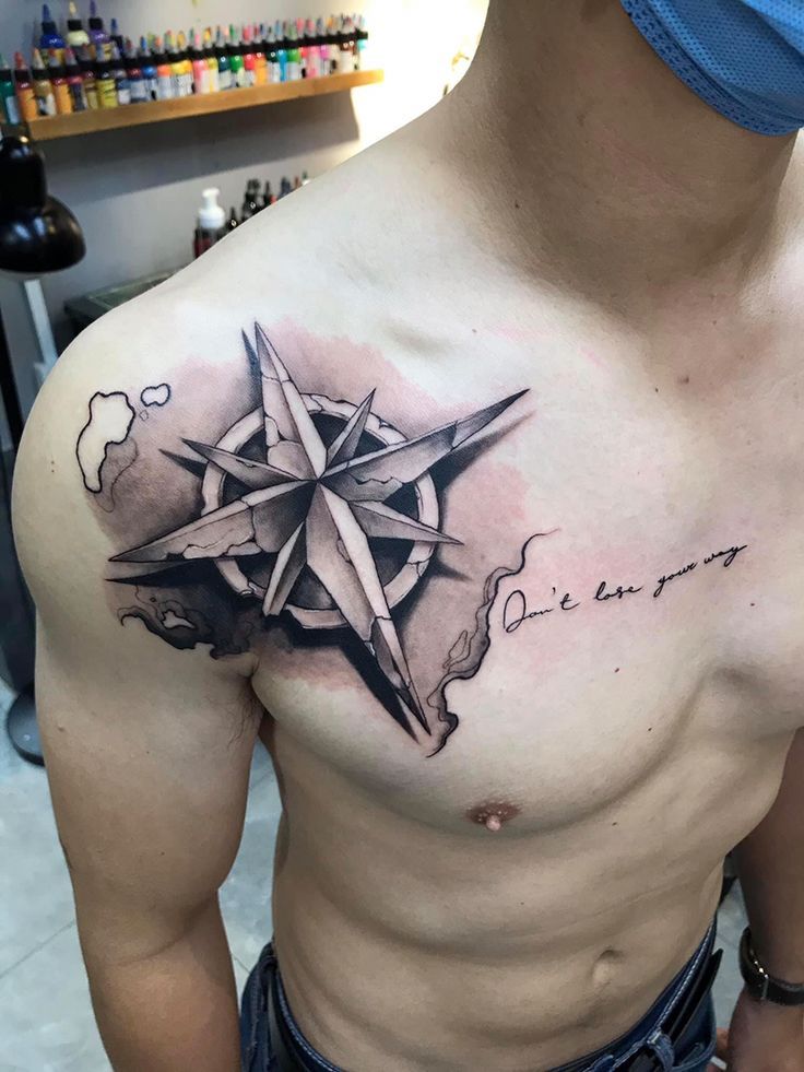 28 Compass Tattoo Ideas : Designs for Men and Women, Anchor, Traditional and More