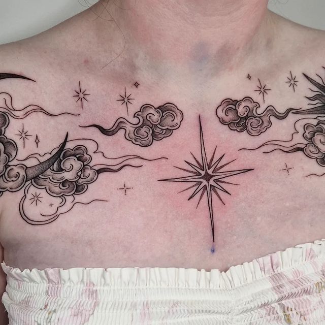 29 Ideas Sternum Tattoo : A Guide to Bold, Feminine & Unique Designs