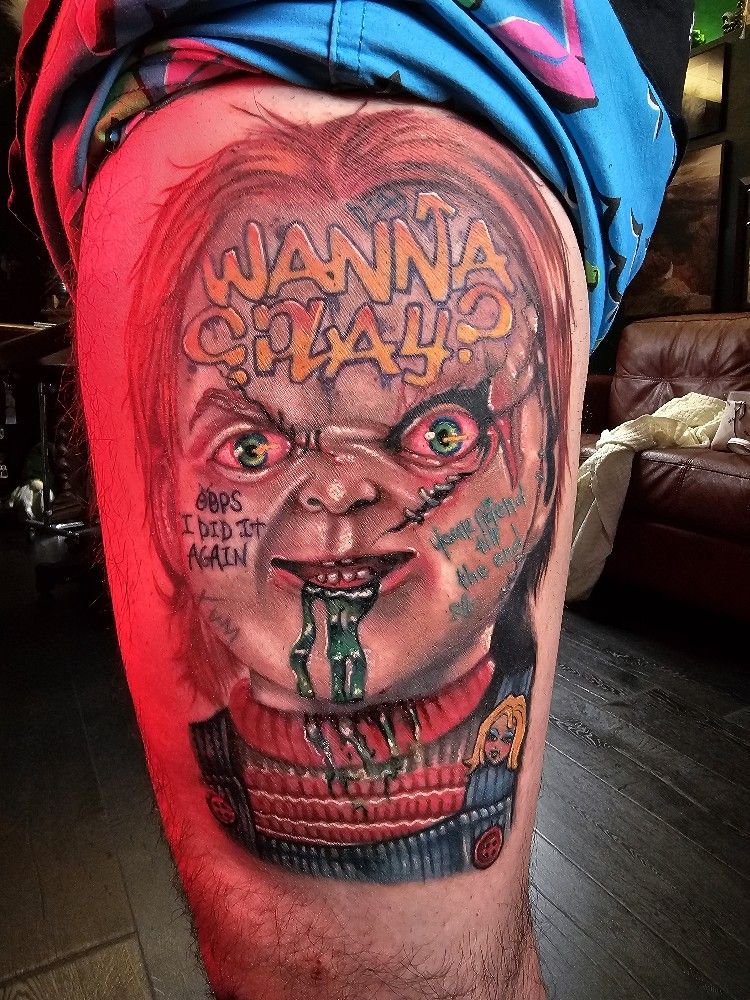 25 Chucky Tattoo Designs That Bring Horror Icons to Life