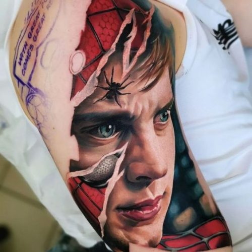 Top 19 Spider Man Tattoo Ideas