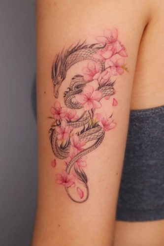 29 Fierce Dragon Tattoo Ideas for Women