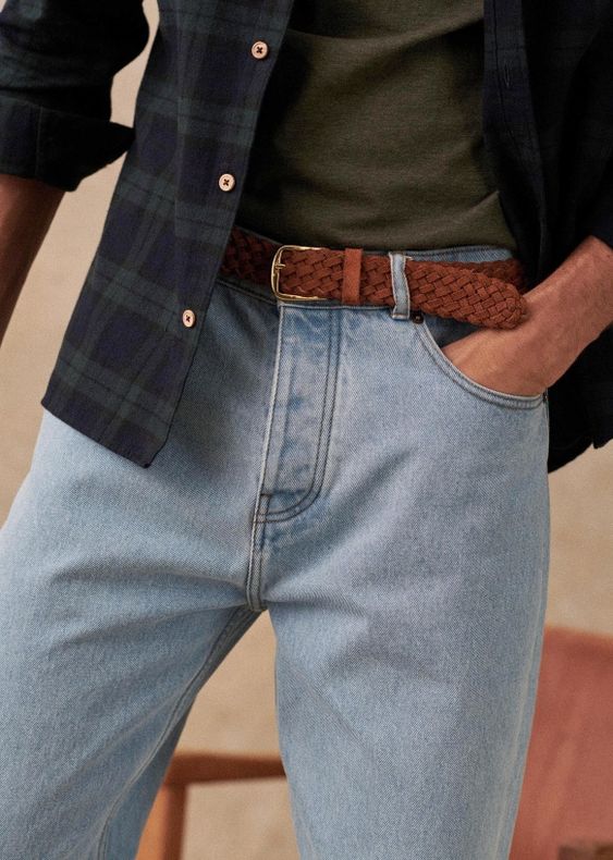 22 Stylish Belt Outfits for Men in : From Classic Leather to Bold Chains – Elevate Your Style