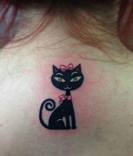 25 Simple Cat Tattoo Ideas