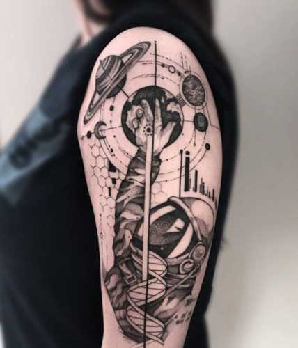 27 Astronaut Tattoo Ideas